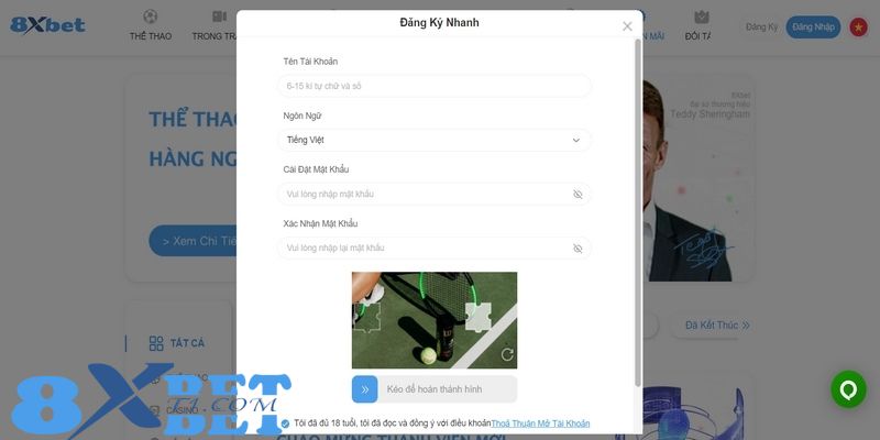 Cách tham gia cá cược tại 8XBet cực kỳ đơn giản